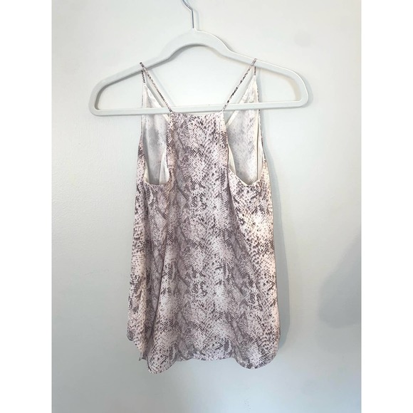 Loft xs cute lightweight airy snakeskin tank blouse 0008 - Picture 2 of 8